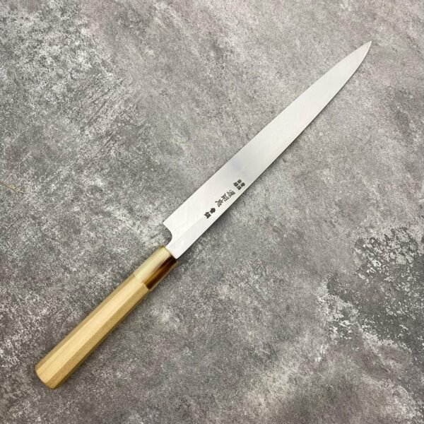 水野鍛鍊所 源昭忠 本鍛鍊 青二 柳刃 270MM 朴鞘