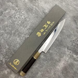 田所真琴 x 中川悟志 VG10 極上本霞 片刃 切付 240mm 錦袋