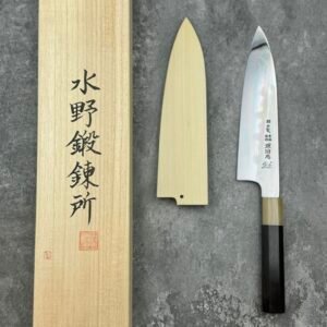 水野鍛鍊所 源昭忠 本燒青二 牛刀 210MM