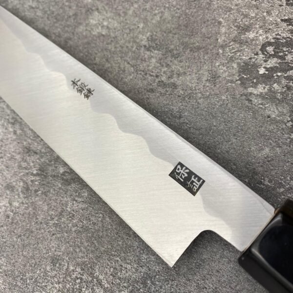 郷右馬允義弘 青一鋼 青波打 柳刃 300mm