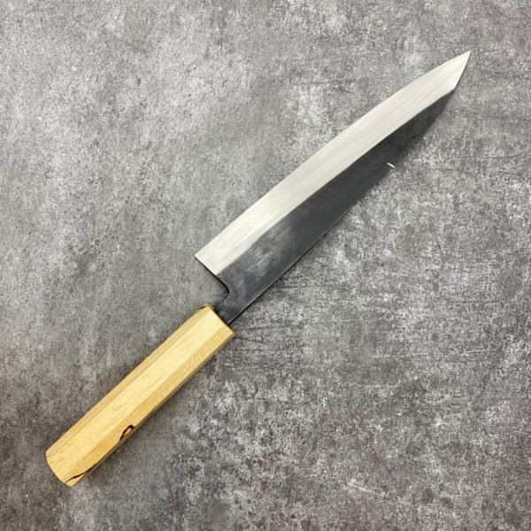 鈴木司 白二鋼 黑打 牛刀 220mm