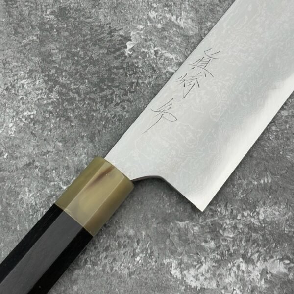 真崎直樹 青一鋼 大馬士革紋 本鍛鍊 菜切 180mm
