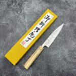 三条義宗 不鏽鋼包白二鋼 槌目 小刀 150mm