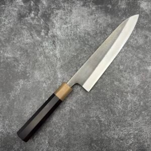 涌井聡宏 不鏽鋼包白二鋼 梨地 牛刀 210mm (無銘版本) 超推薦