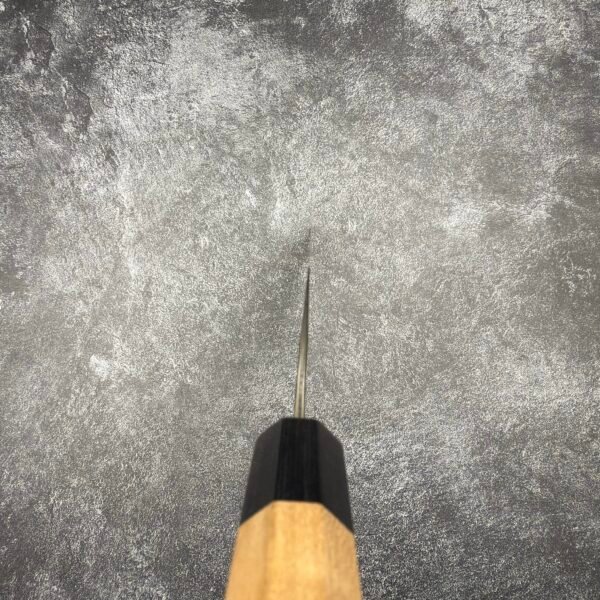 昌景 小石 x 加藤義実鍛 超青鋼 黑打 槌目 牛刀 210mm