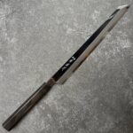 堺孝行 x 土井逸夫 x 山塚光雄 飛燕 青二鋼 鏡面切付柳刃 300mm 朴黒石目塗鞘