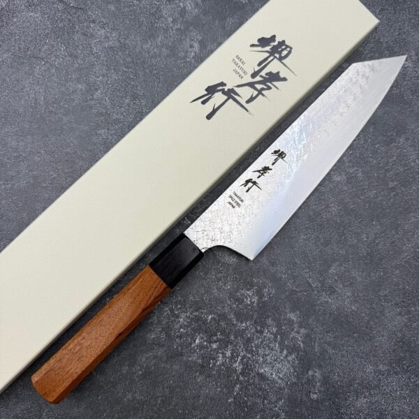 堺孝行 SG2 粉末鋼 大馬士革紋 槌目 劍型牛刀 190mm